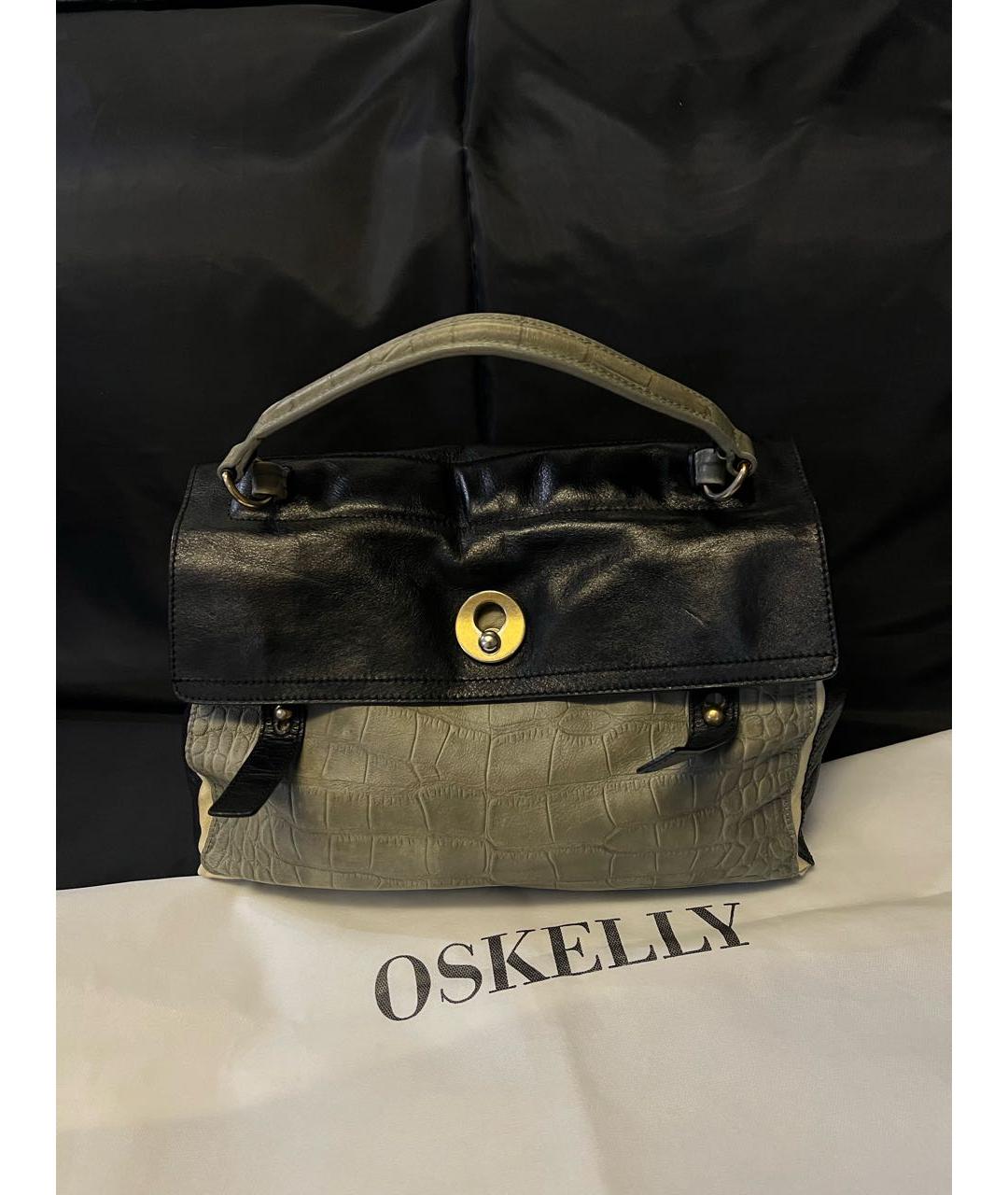 SAINT LAURENT Черная кожаная сумка с короткими ручками, фото 4