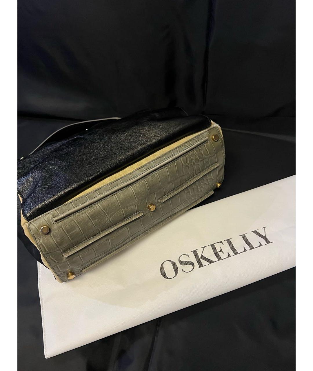 SAINT LAURENT Черная кожаная сумка с короткими ручками, фото 5