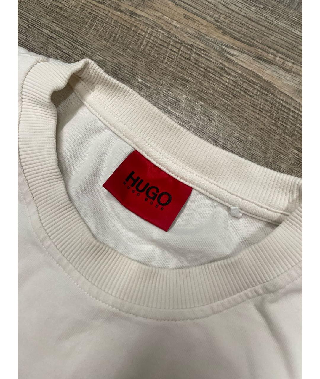 HUGO BOSS Бежевая хлопковая футболка, фото 3