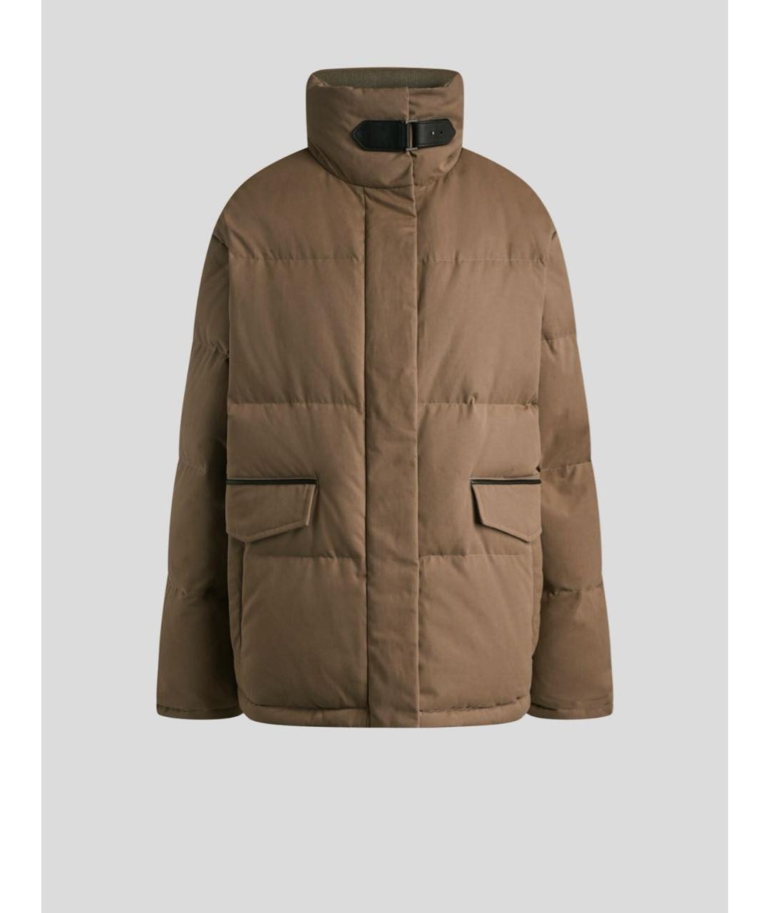 12 STOREEZ Бежевый хлопковый пуховик, фото 6