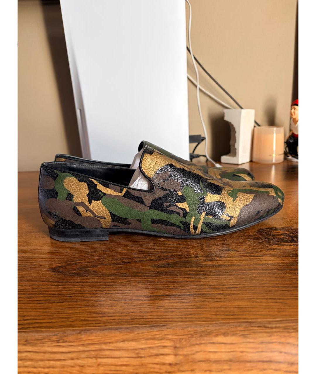 JIMMY CHOO Мульти кожаные лоферы, фото 5