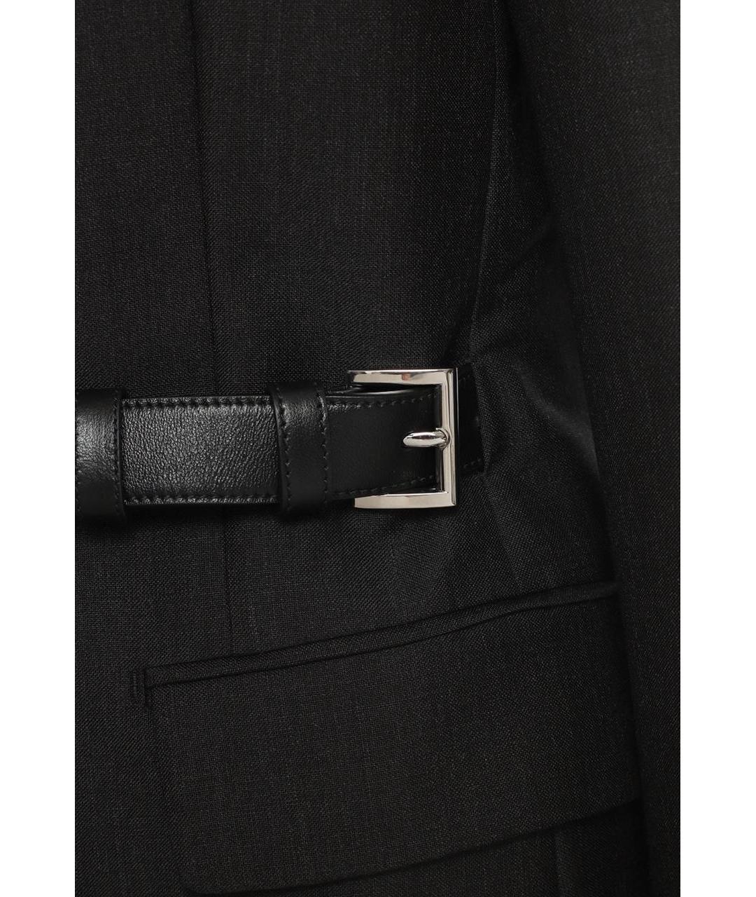 PRADA Черный шерстяной костюм с брюками, фото 5