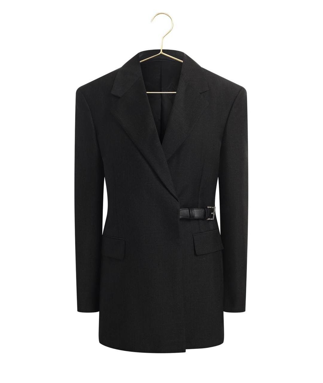 PRADA Черный шерстяной костюм с брюками, фото 2