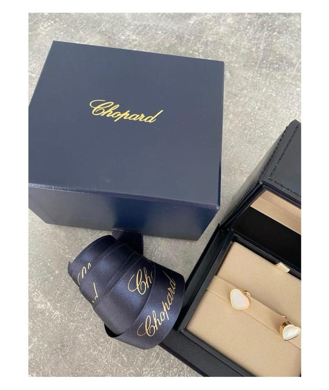 CHOPARD Золотые серьги из желтого золота, фото 5