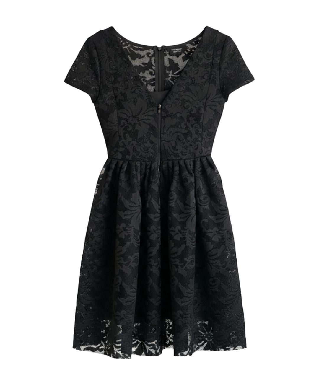 MAJE Черное полиэстеровое коктейльное платье, фото 1