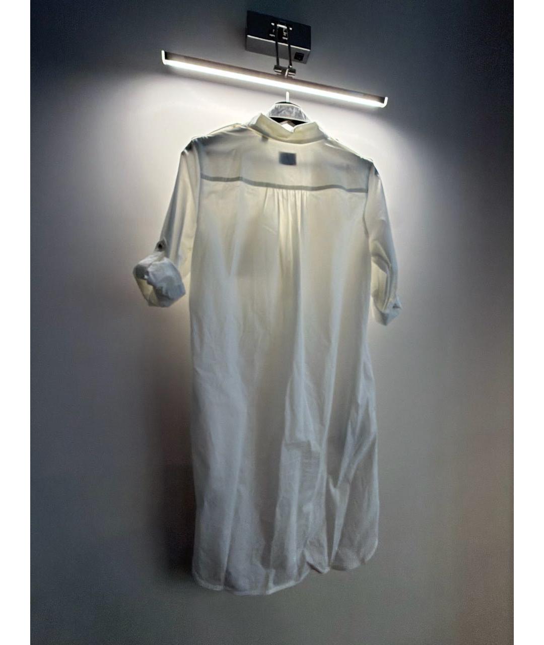 BURBERRY Белое хлопковое платье, фото 2