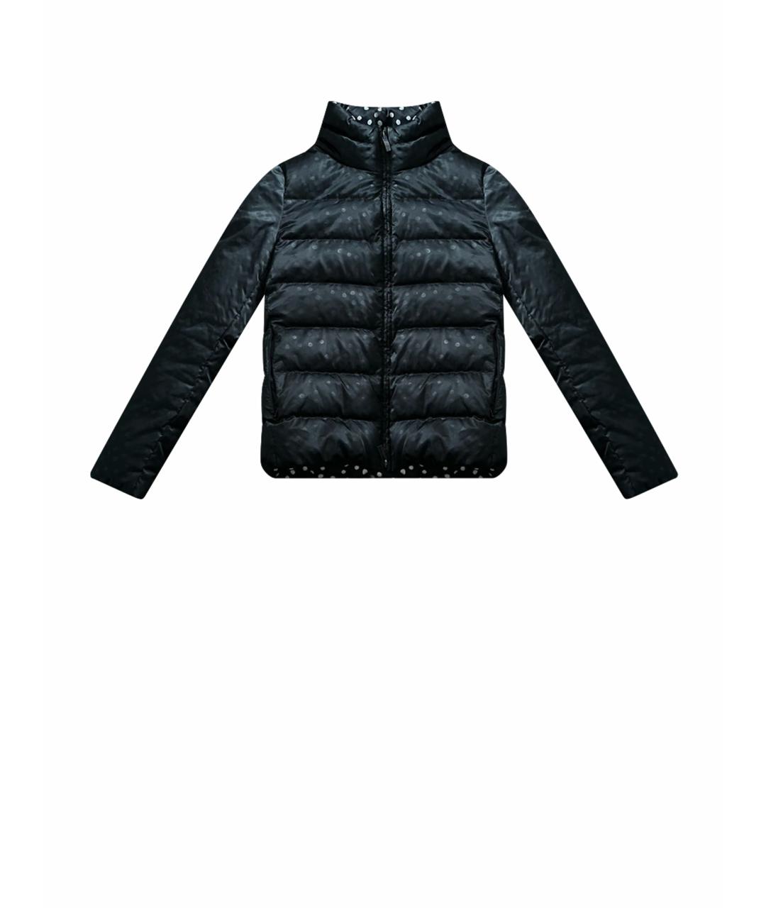 ARMANI JEANS Черный полиэстеровый пуховик, фото 1