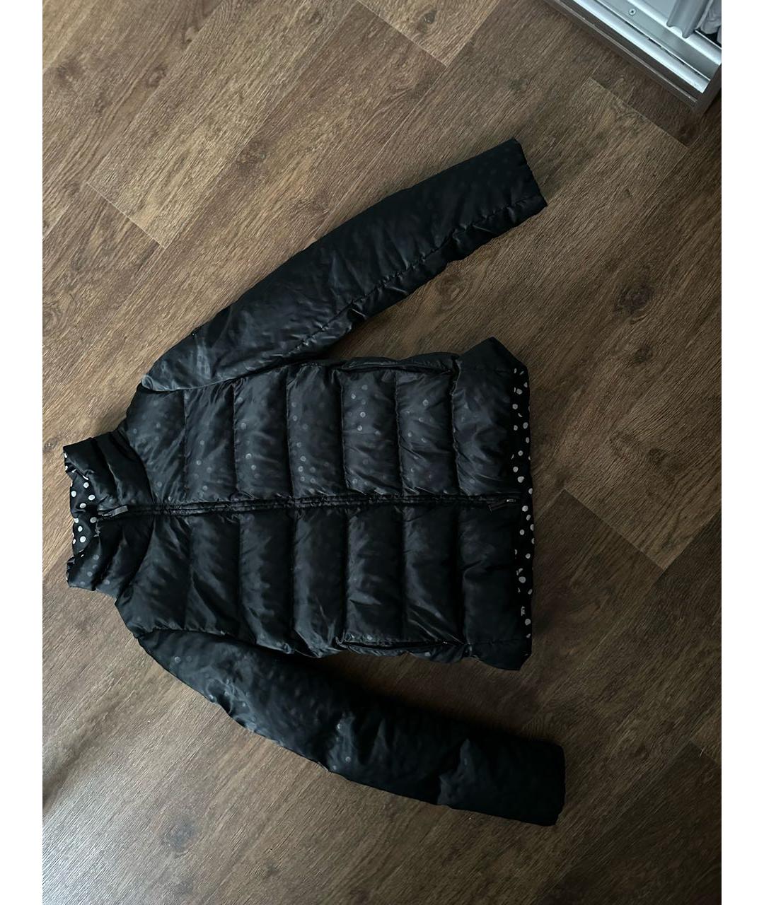 ARMANI JEANS Черный полиэстеровый пуховик, фото 5