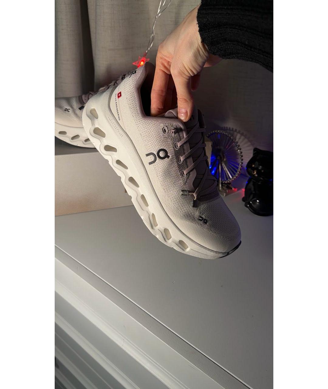 ON Белые текстильные кроссовки, фото 6