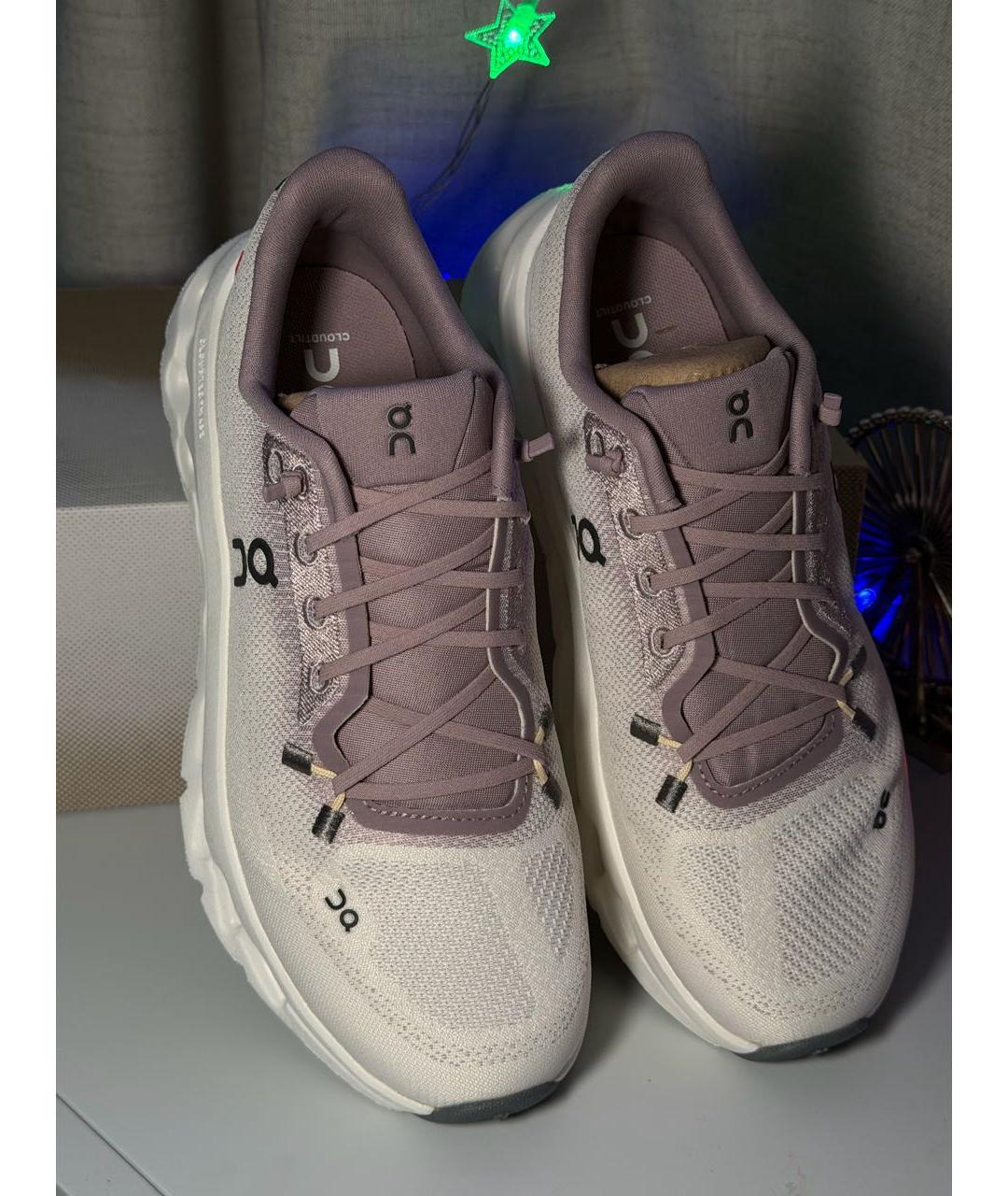 ON Белые текстильные кроссовки, фото 3