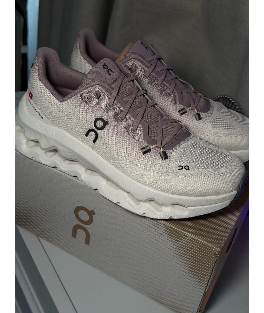 ON Белые текстильные кроссовки, фото 2