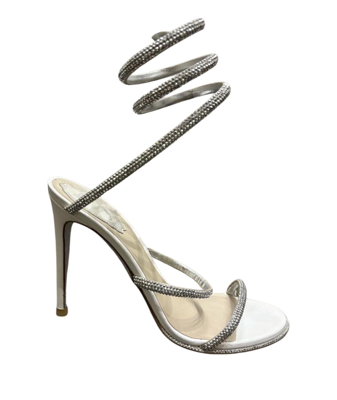 RENE CAOVILLA Белые босоножки, фото 1