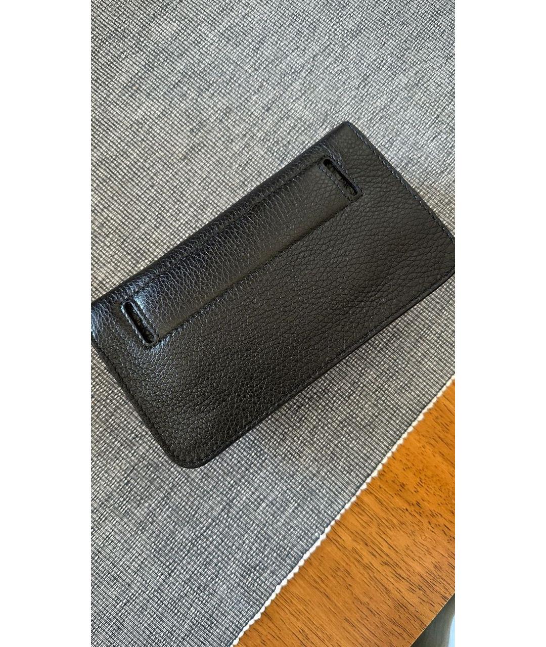 GUCCI Черная кожаная поясная сумка, фото 2