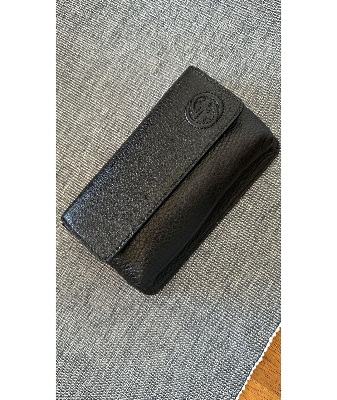 GUCCI Черная кожаная поясная сумка, фото 5