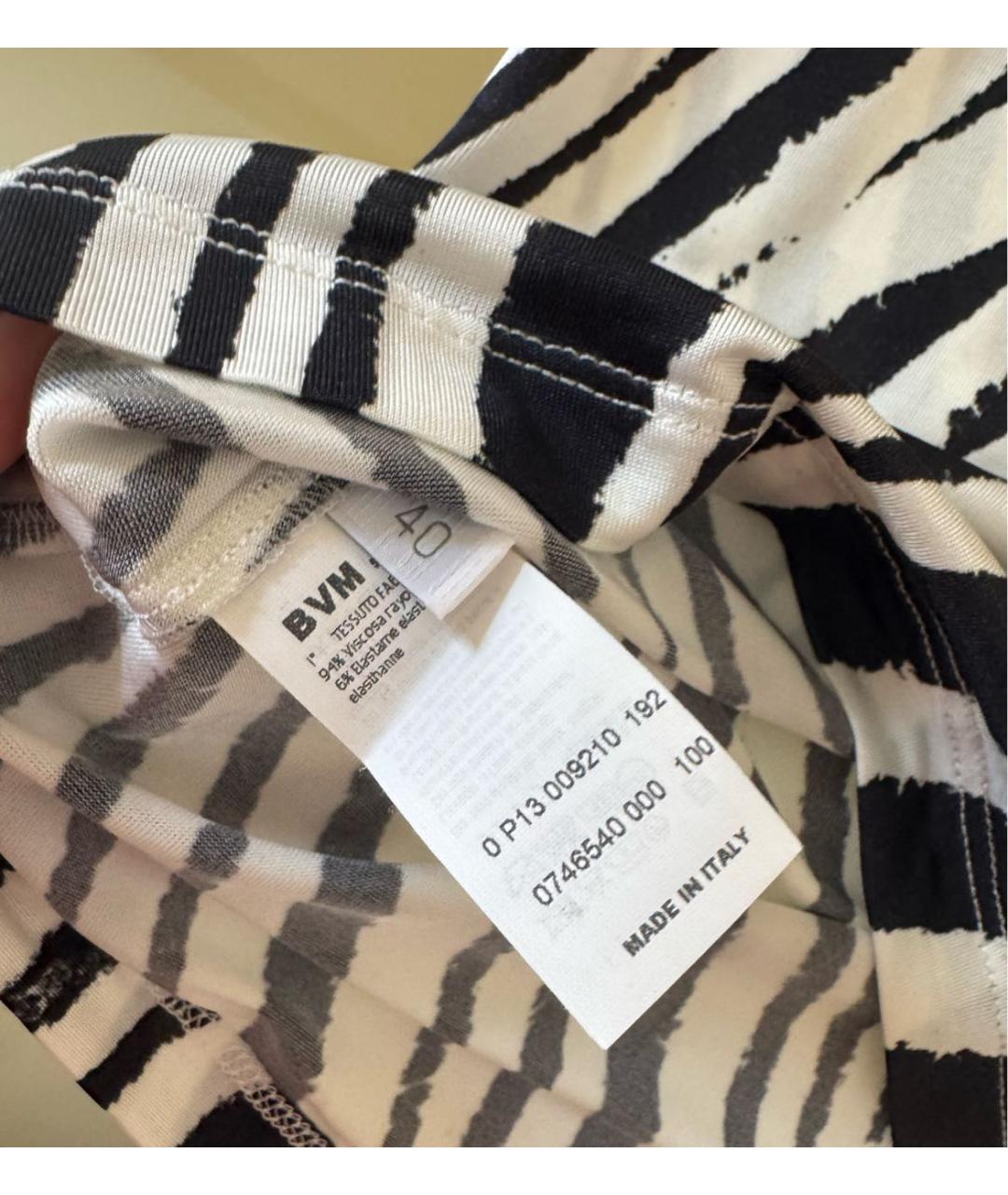 LES COPAINS Черная вискозная футболка, фото 8