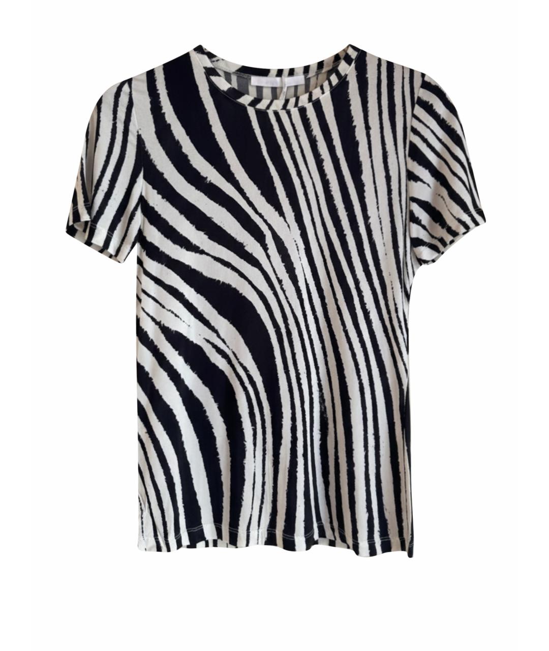 LES COPAINS Черная вискозная футболка, фото 9