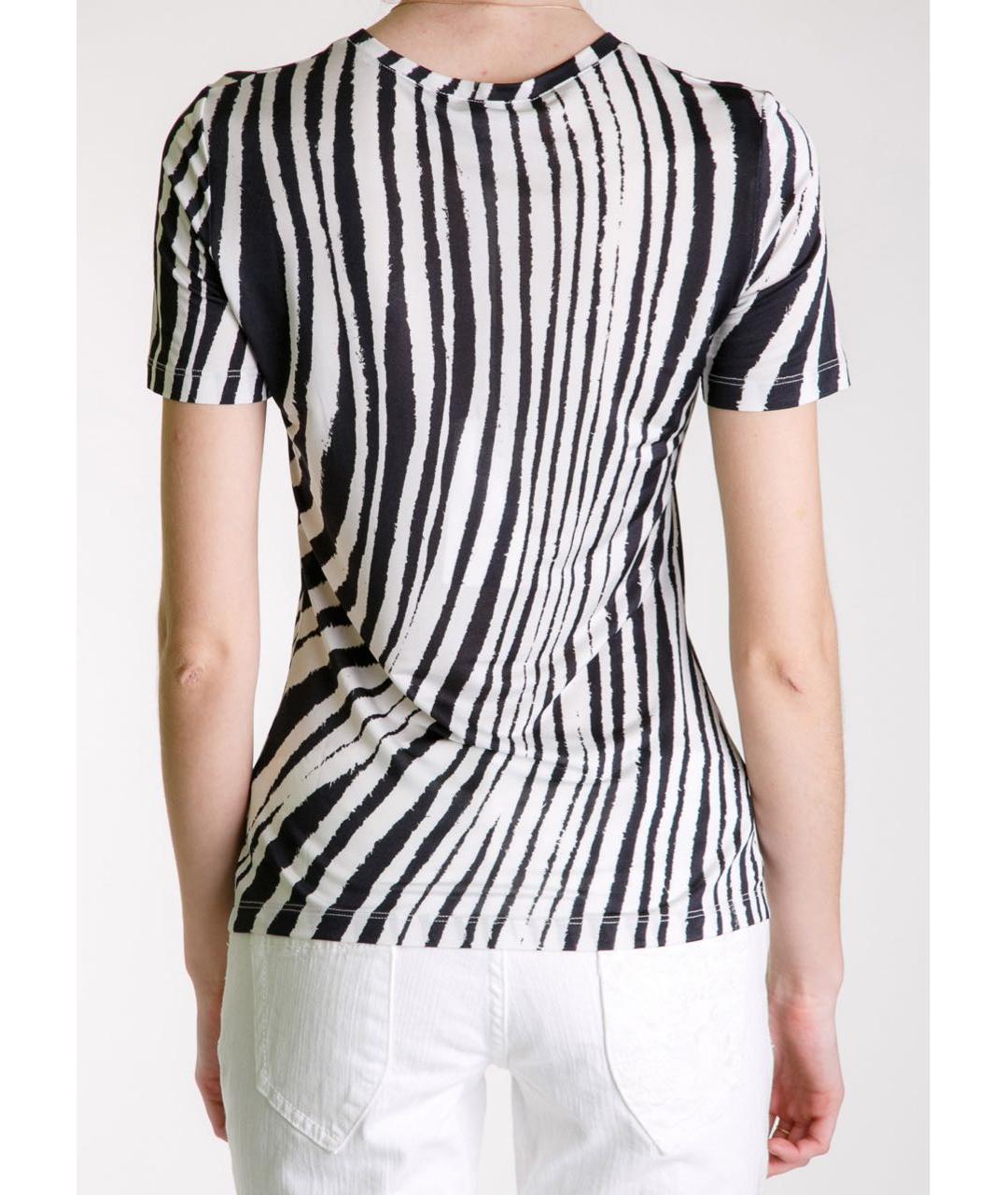 LES COPAINS Черная вискозная футболка, фото 3