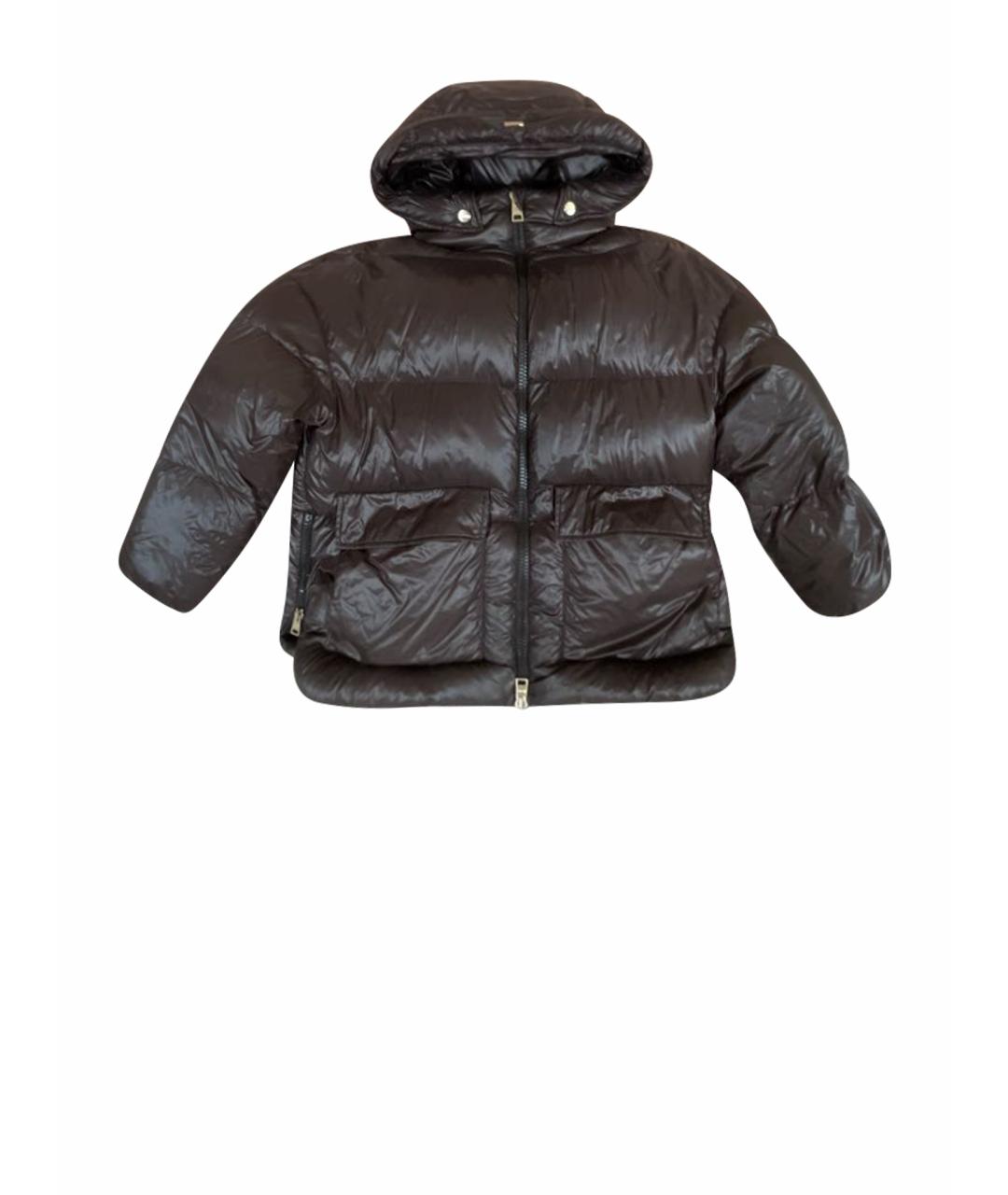 HERNO Коричневая синтетическая куртка, фото 1