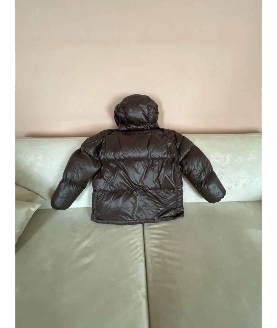 HERNO Коричневая синтетическая куртка, фото 2