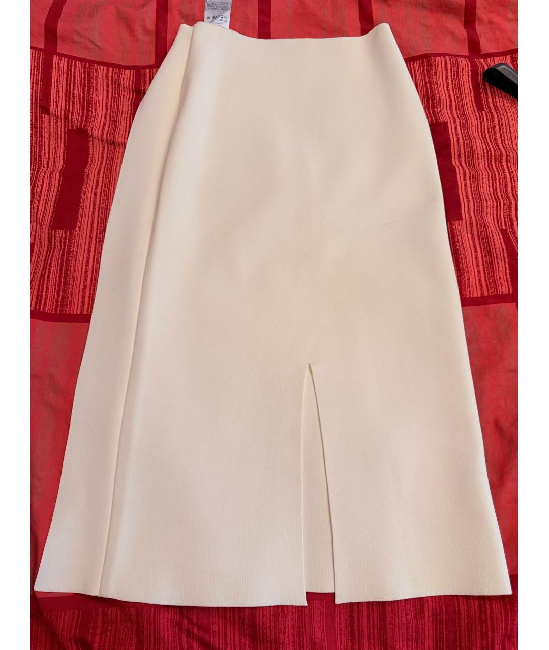 JIL SANDER Белый вискозный костюм с юбками, фото 4