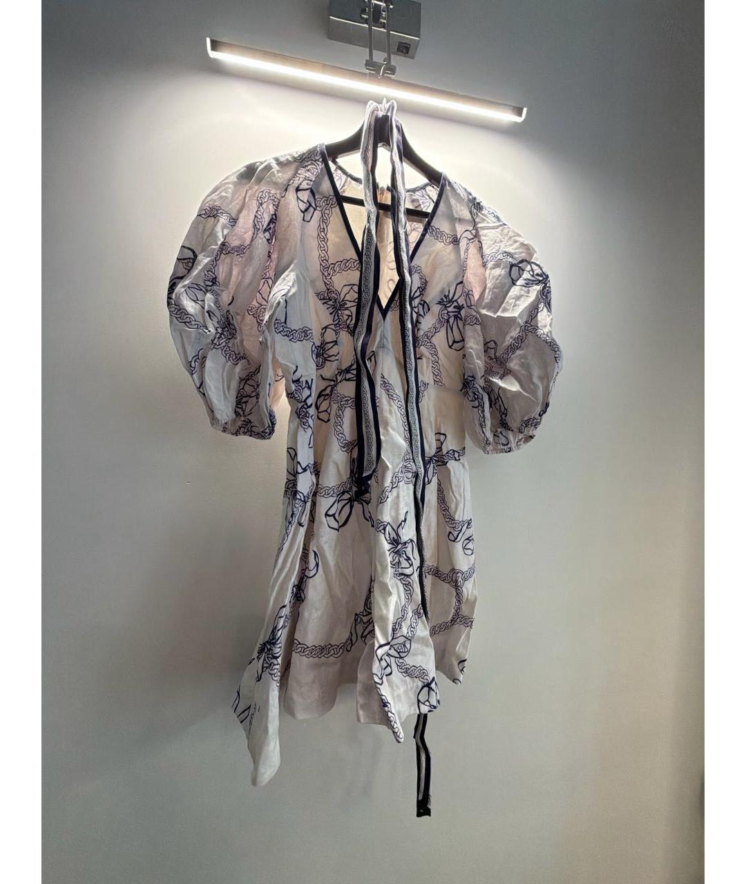 ZIMMERMANN Голубой хлопковый сарафан, фото 5