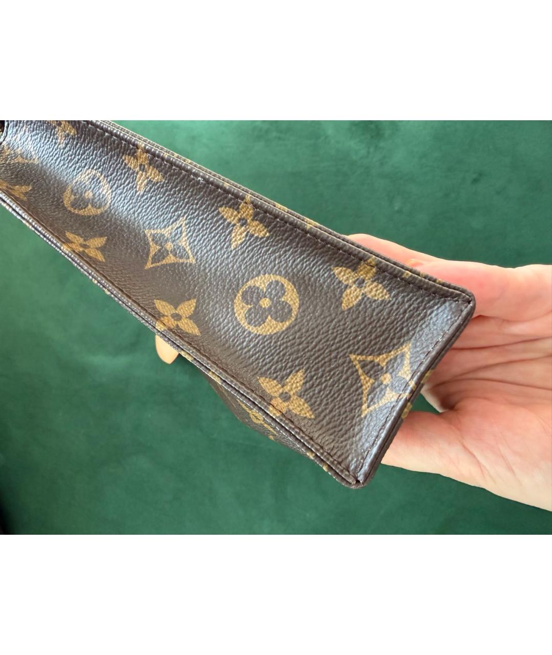LOUIS VUITTON Коричневая косметичка, фото 3