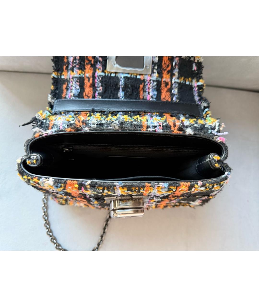FURLA Мульти твидовая сумка с короткими ручками, фото 4
