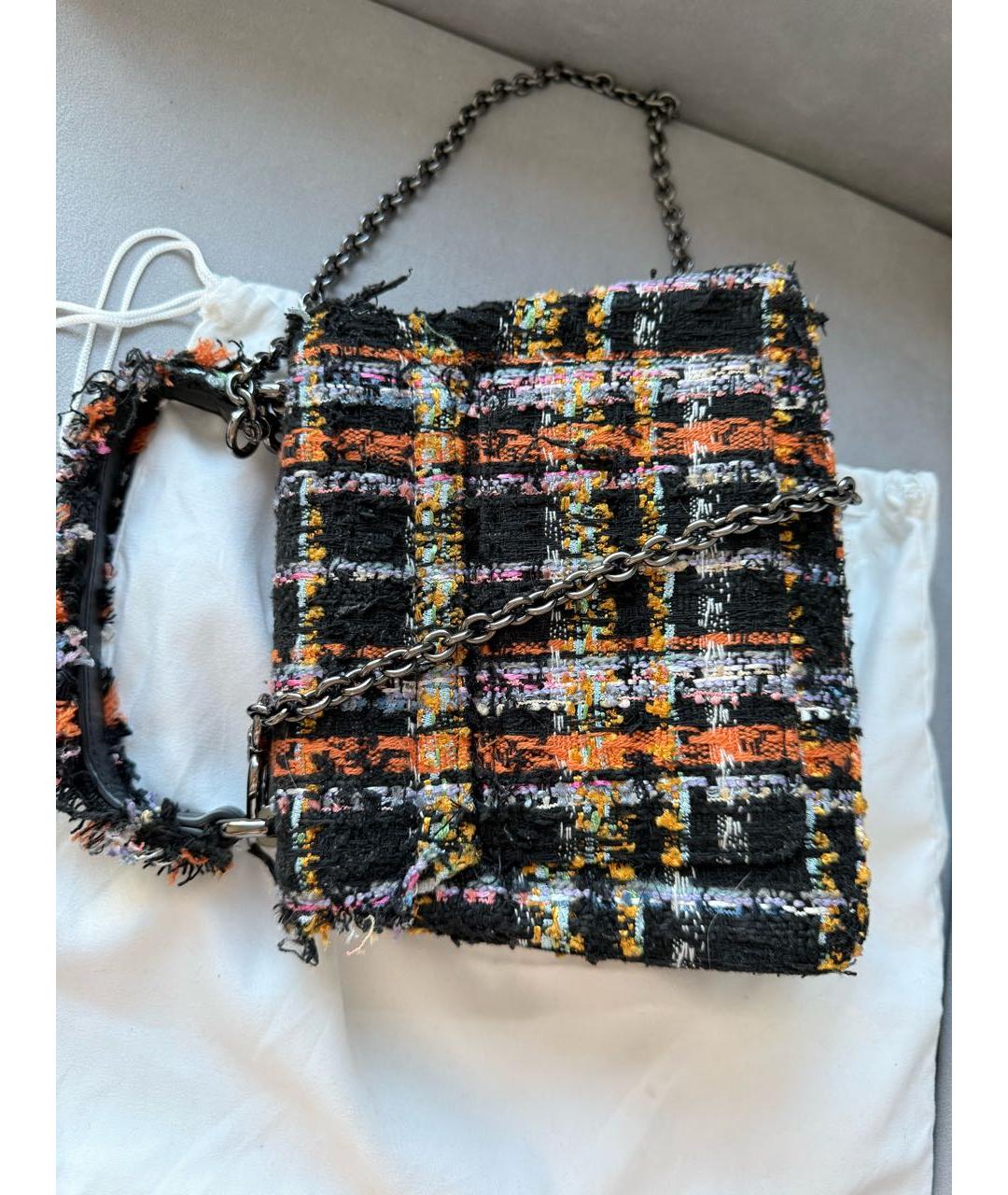 FURLA Мульти твидовая сумка с короткими ручками, фото 3