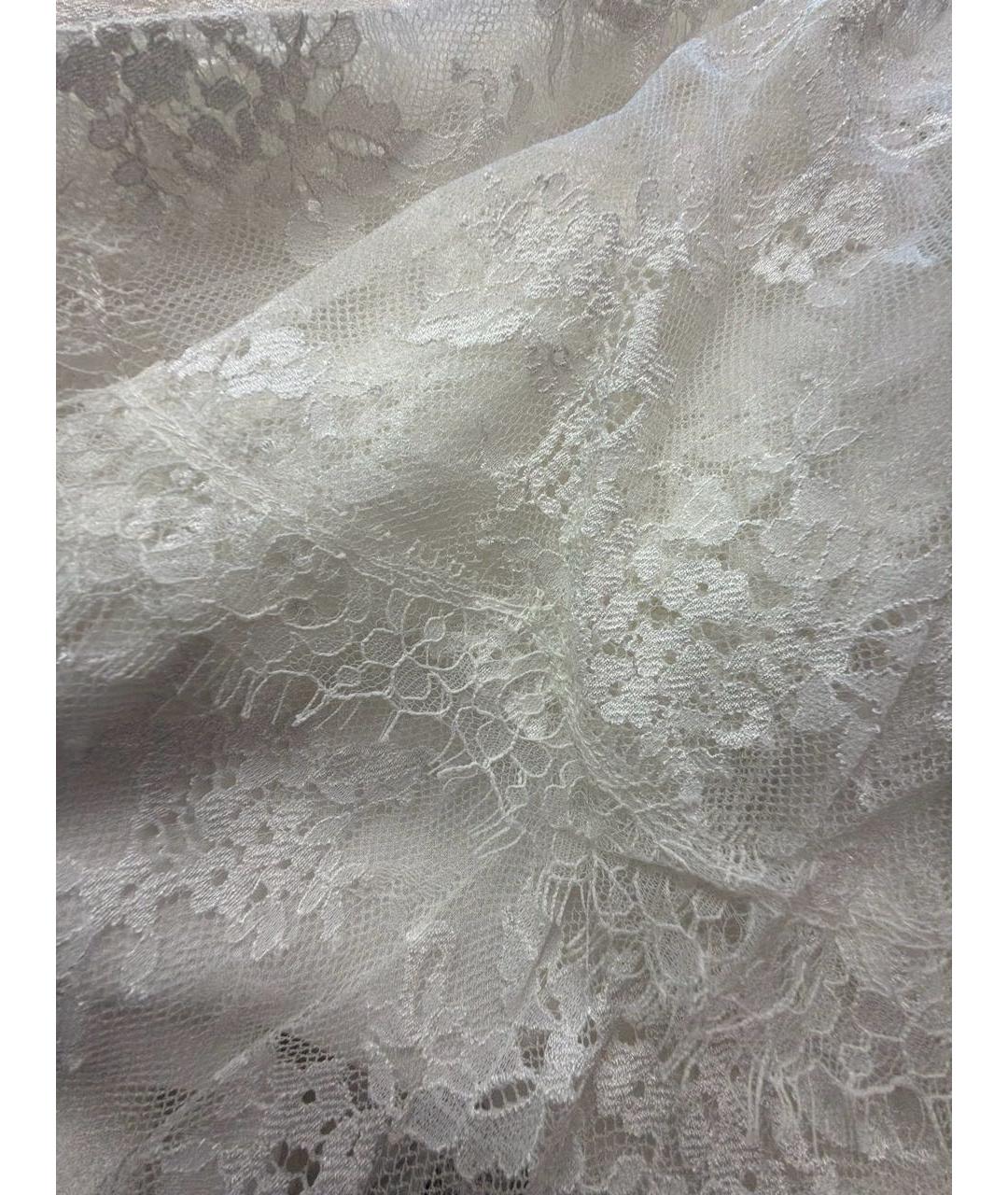 ERMANNO FIRENZE Белое полиэстеровое коктейльное платье, фото 4