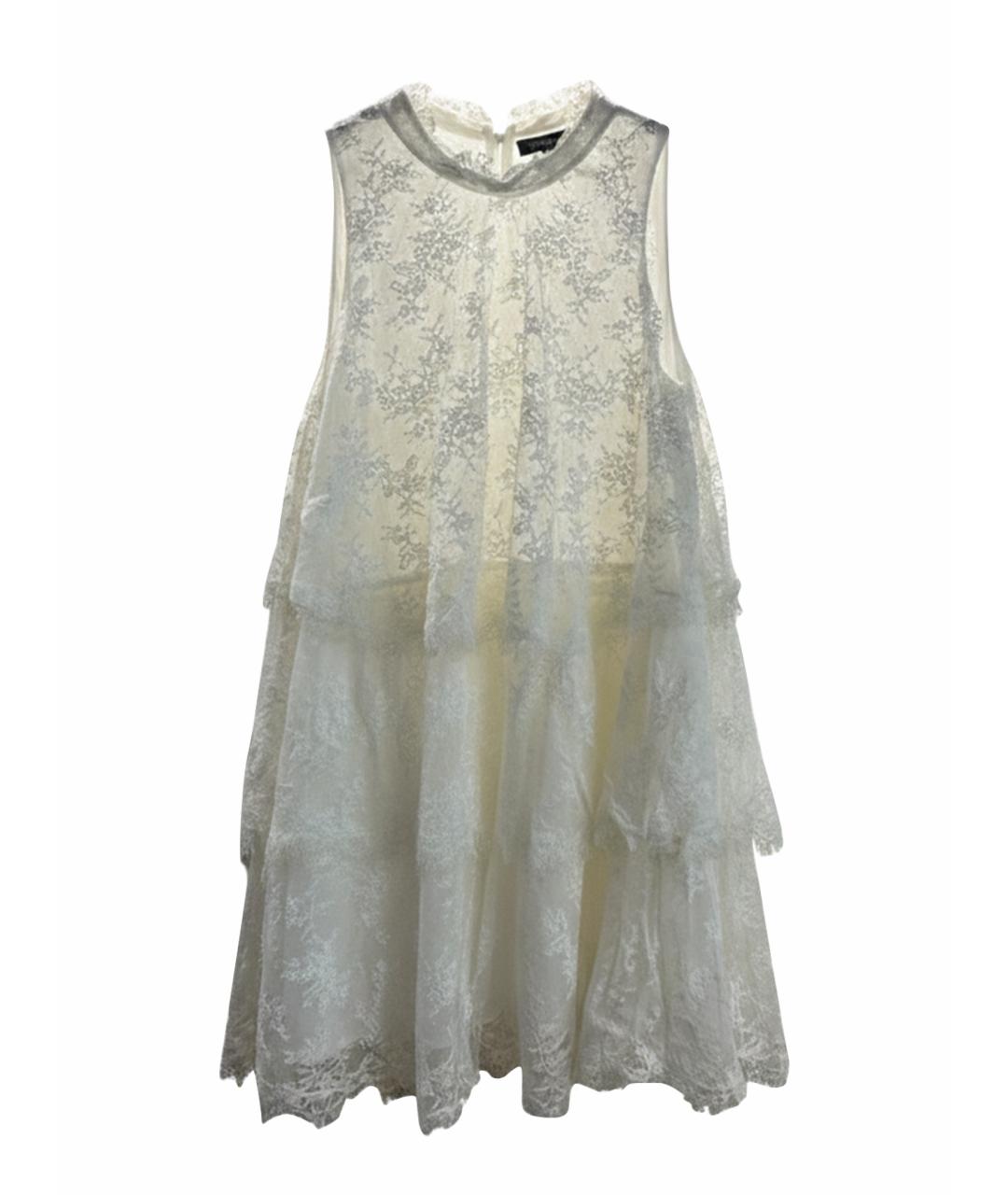 ERMANNO FIRENZE Белое полиэстеровое коктейльное платье, фото 1