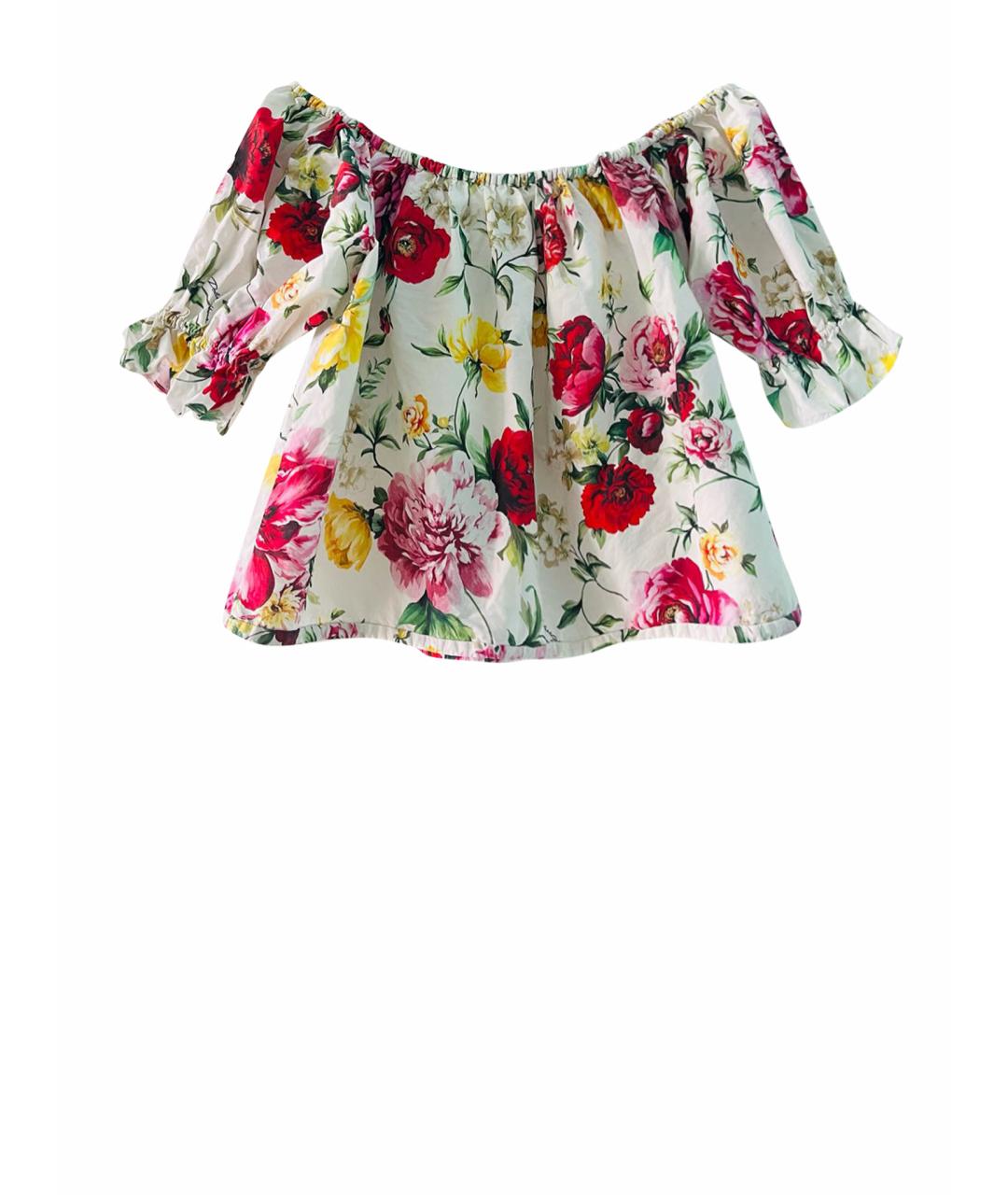 DOLCE&GABBANA Мульти хлопковая блузы, фото 1