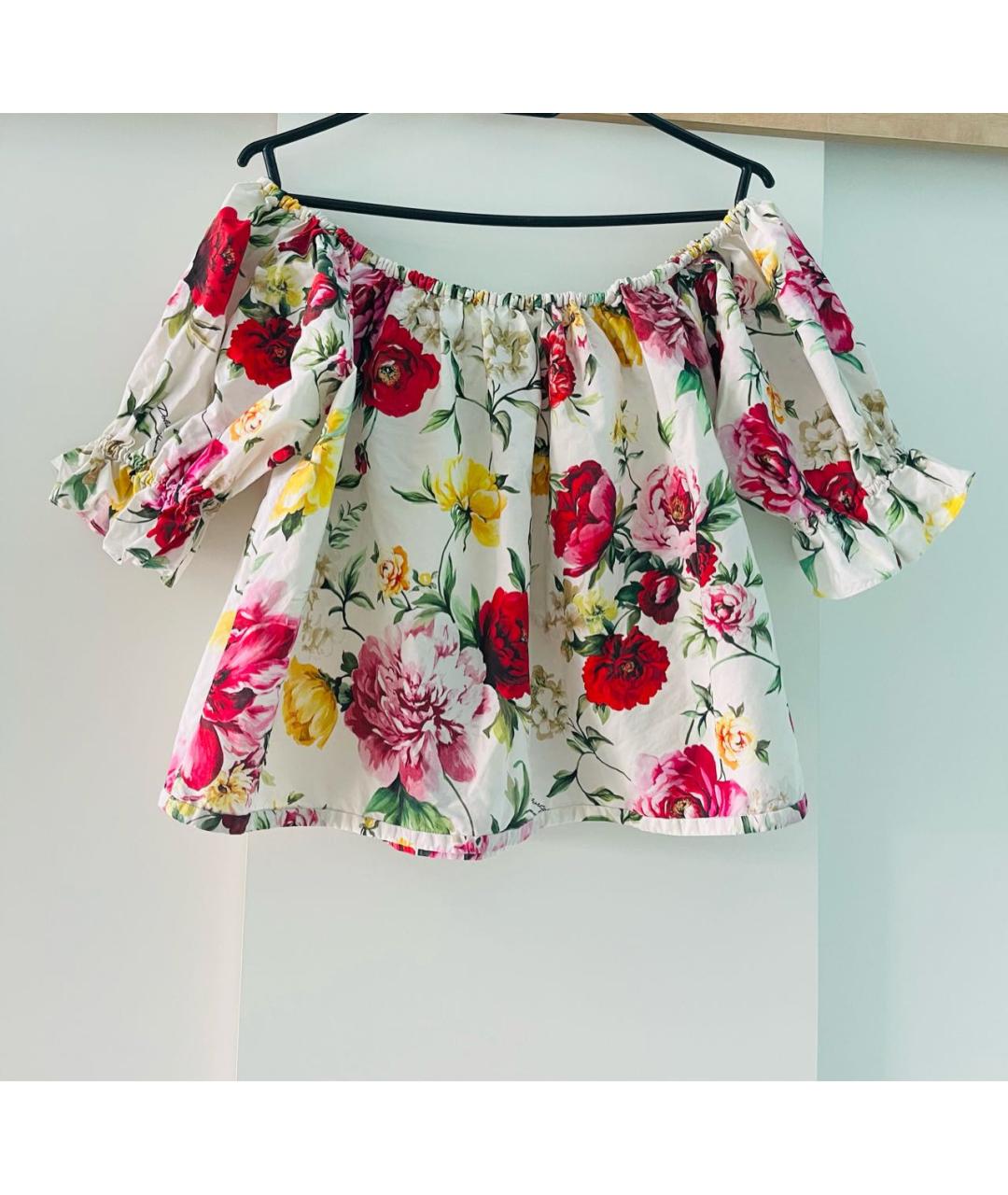 DOLCE&GABBANA Мульти хлопковая блузы, фото 9