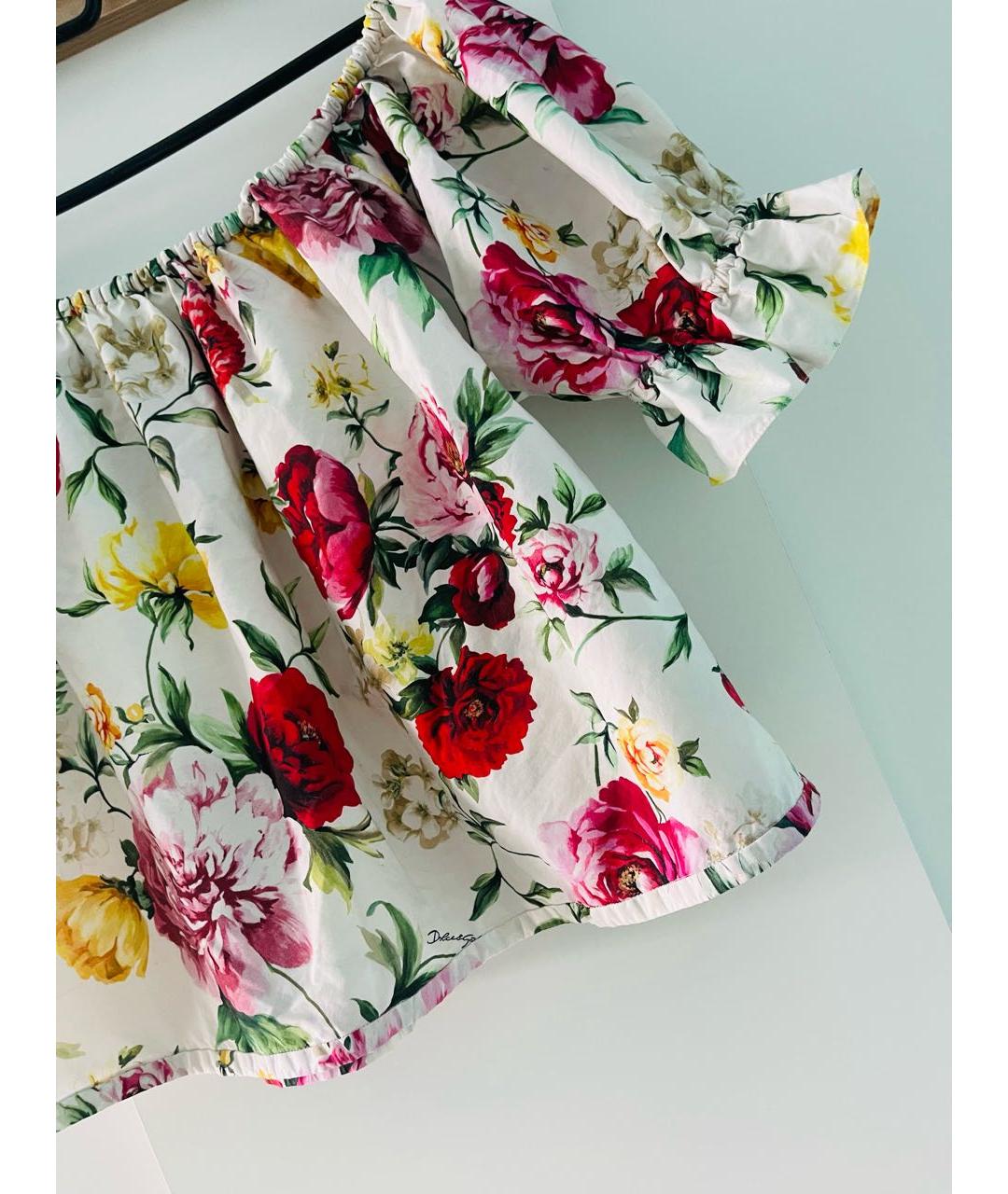 DOLCE&GABBANA Мульти хлопковая блузы, фото 2