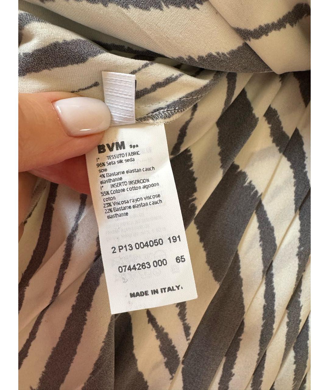 LES COPAINS Черная шелковая юбка мини, фото 4