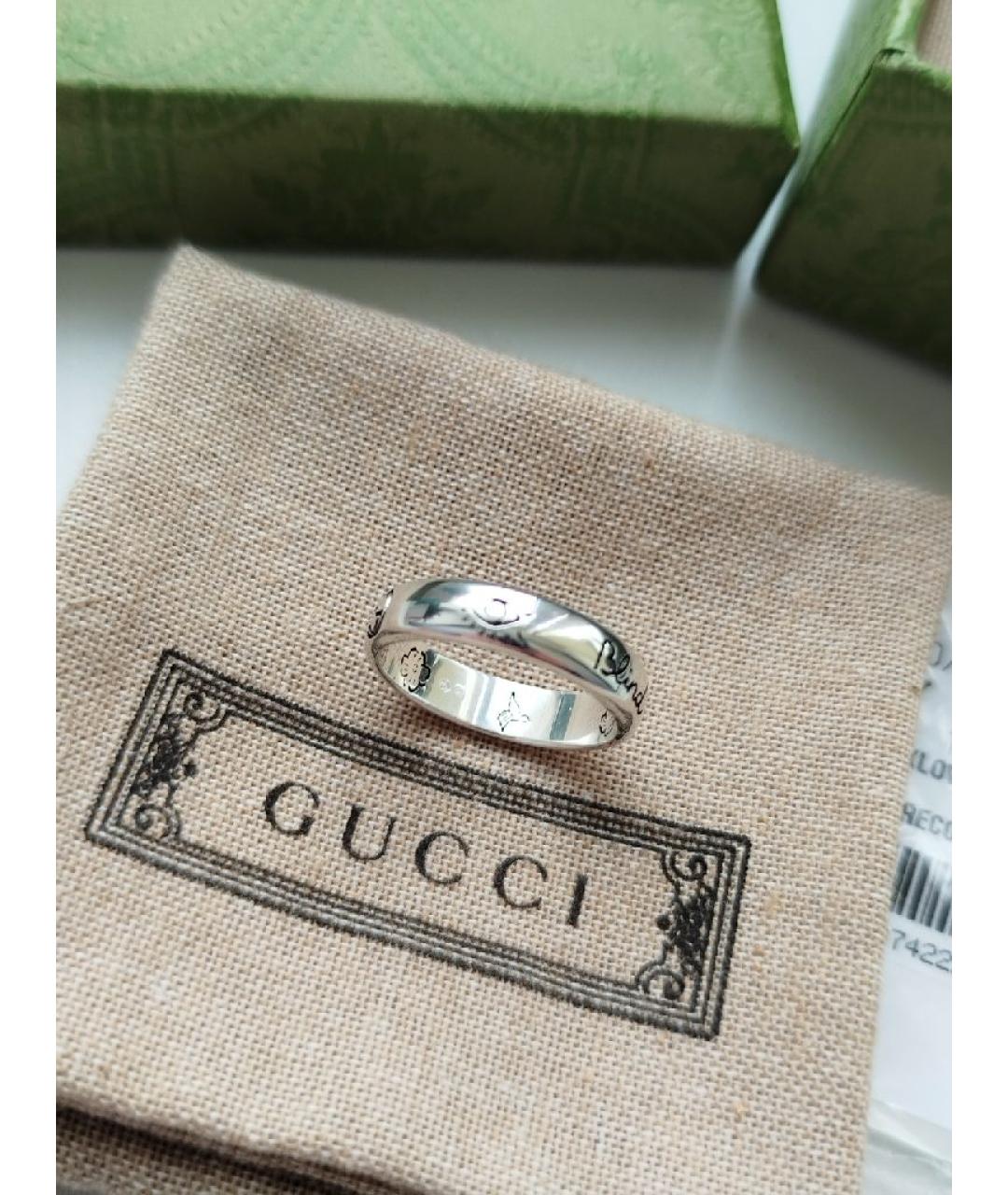 GUCCI Серебряное серебряное кольцо, фото 8