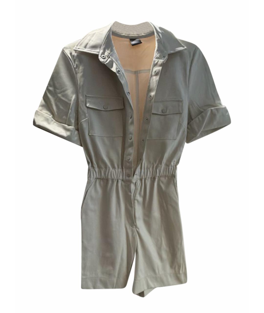 PINKO Бежевый полиэстеровый комбинезон, фото 5