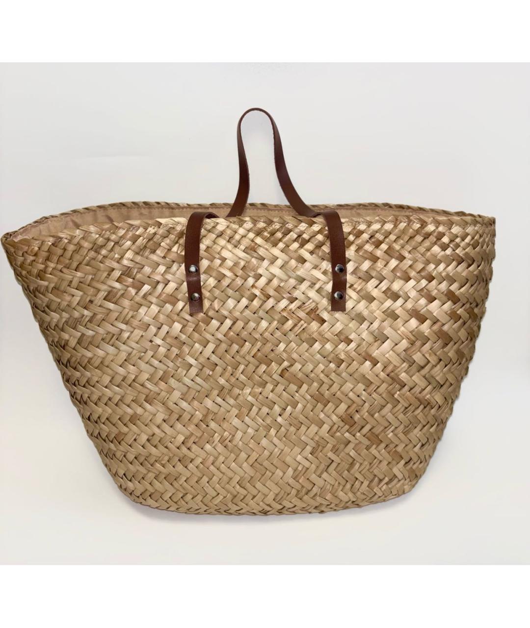 BVLGARI Бежевая пляжная сумка, фото 2