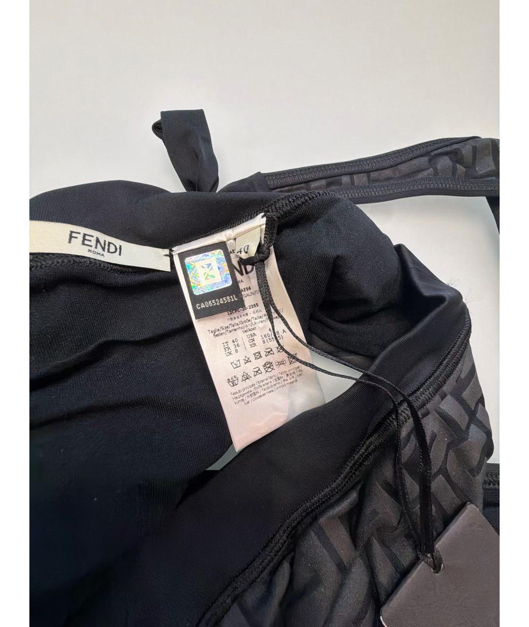 FENDI Серый полиэстеровый купальник, фото 3
