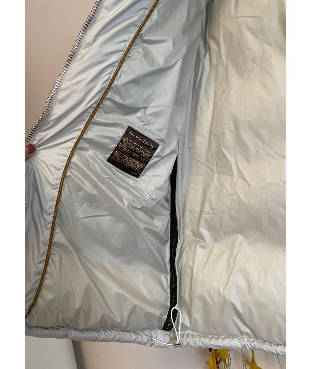 MOORER Белый полиэстеровый пуховик, фото 6