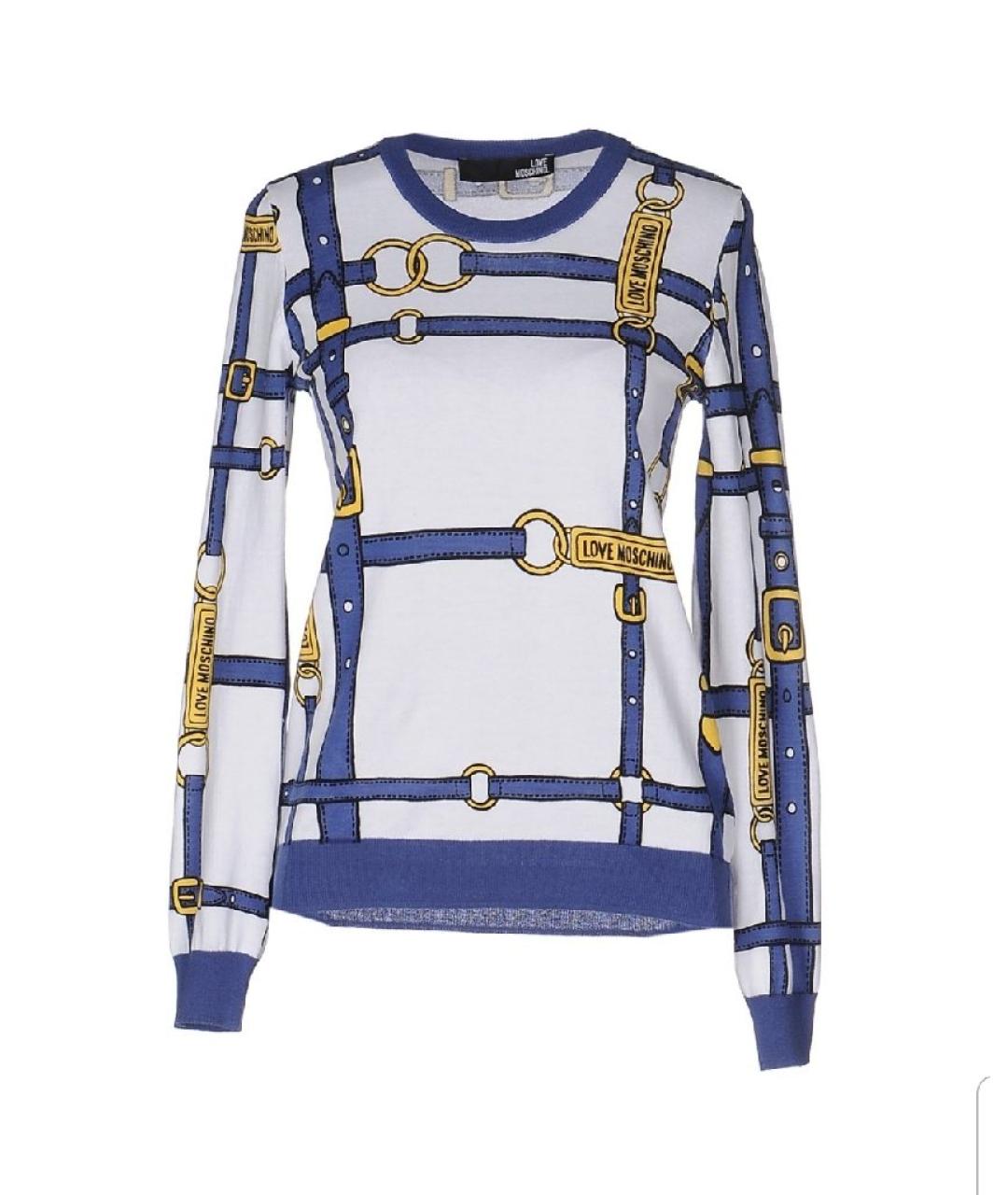 LOVE MOSCHINO Мульти хлопковый джемпер / свитер, фото 7