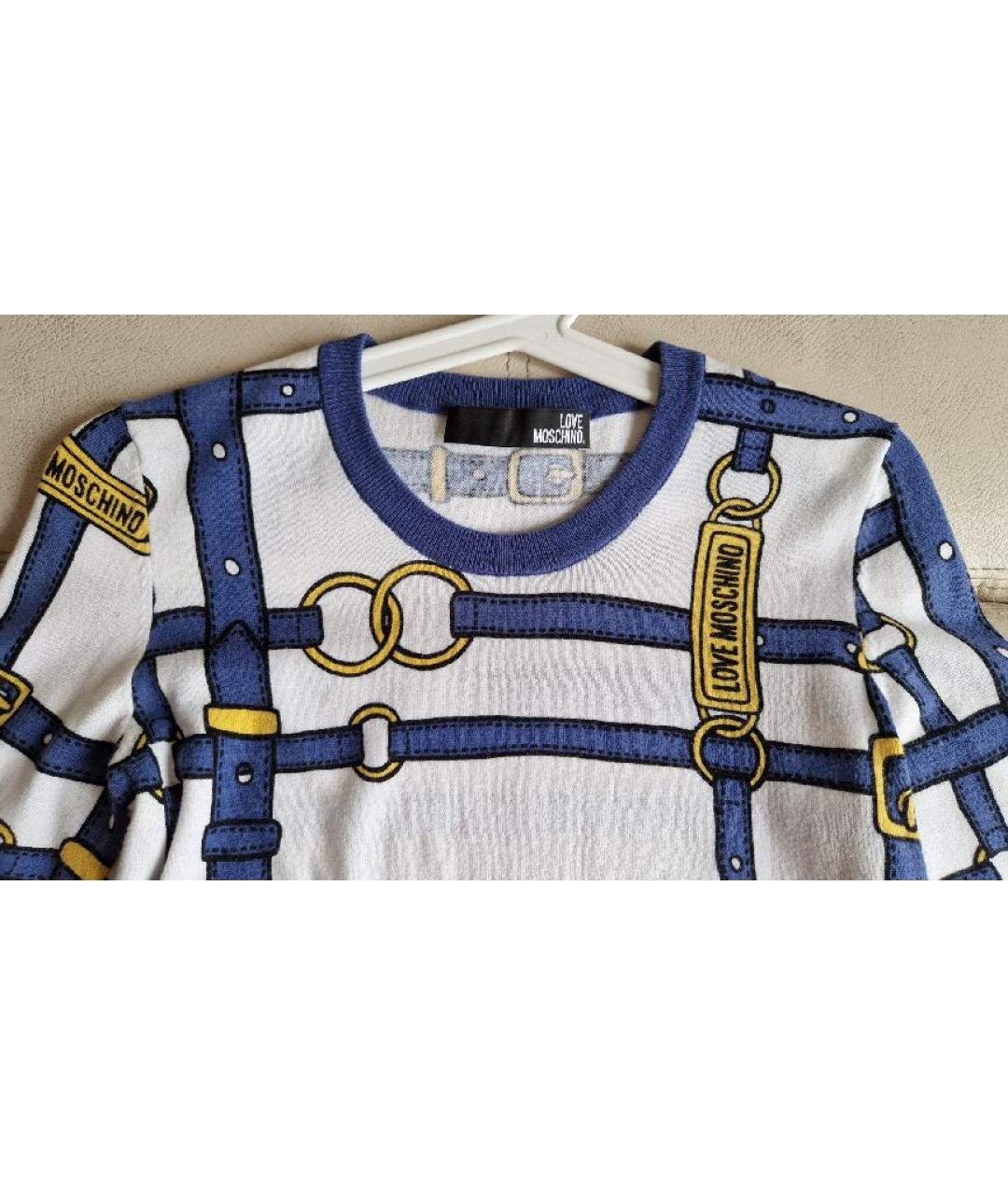 LOVE MOSCHINO Мульти хлопковый джемпер / свитер, фото 3