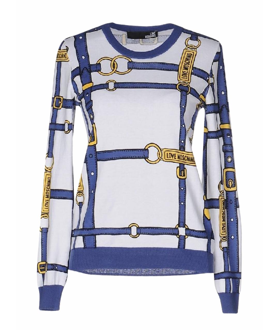 LOVE MOSCHINO Мульти хлопковый джемпер / свитер, фото 1