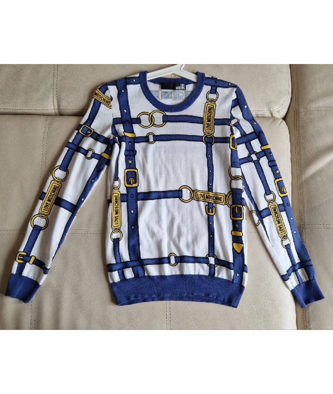 LOVE MOSCHINO Мульти хлопковый джемпер / свитер, фото 4