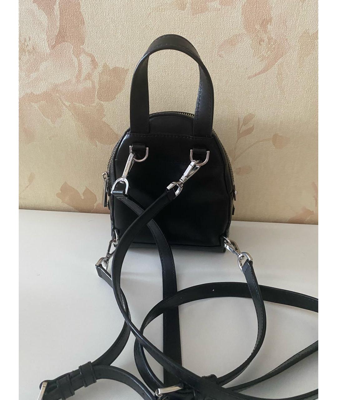 MICHAEL KORS Черный кожаный рюкзак, фото 3