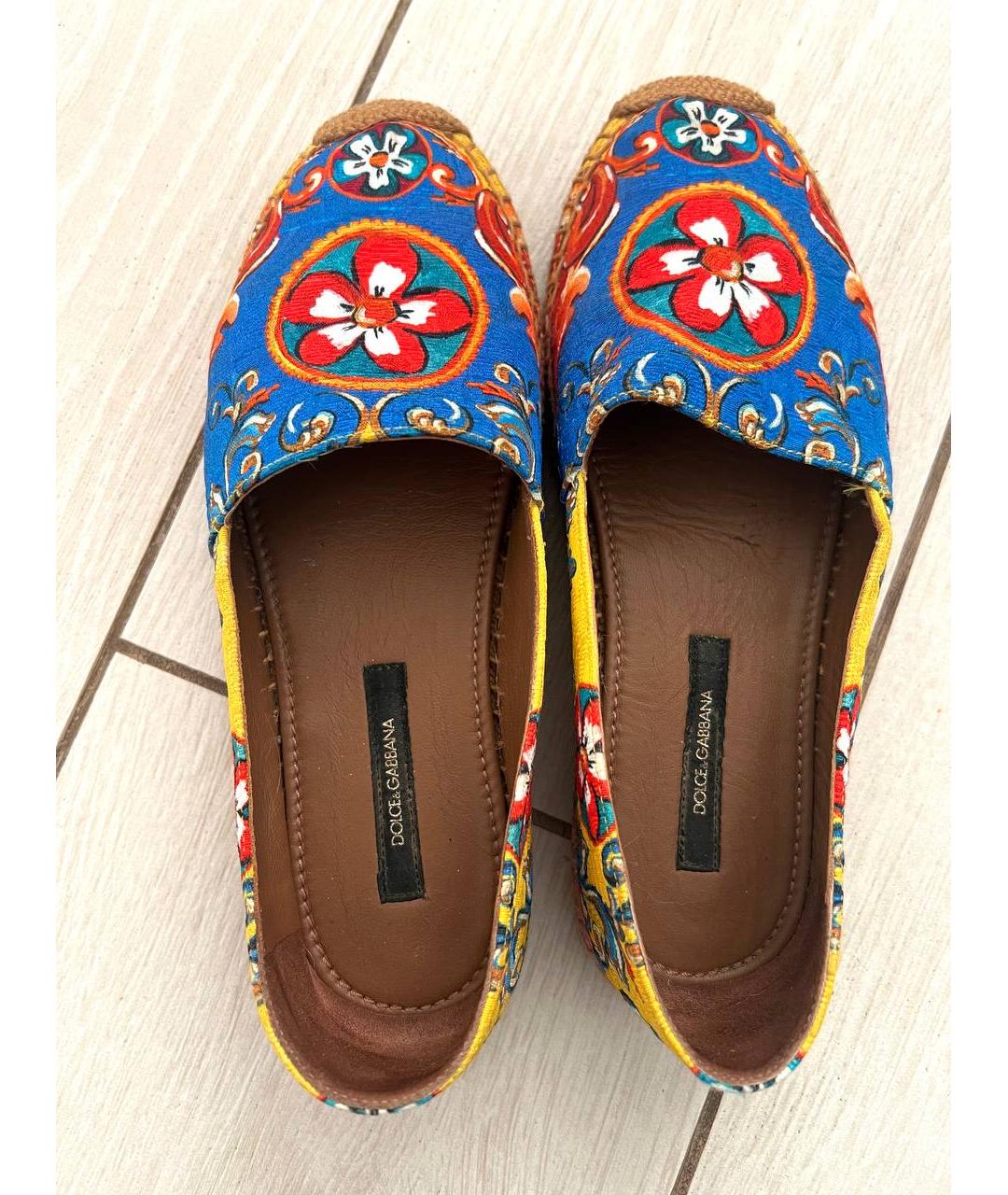 DOLCE&GABBANA Текстильные эспадрильи, фото 2