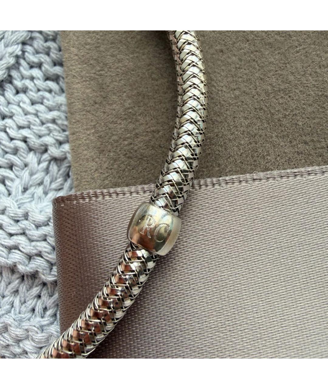 ROBERTO COIN Серебрянный браслет из белого золота, фото 3