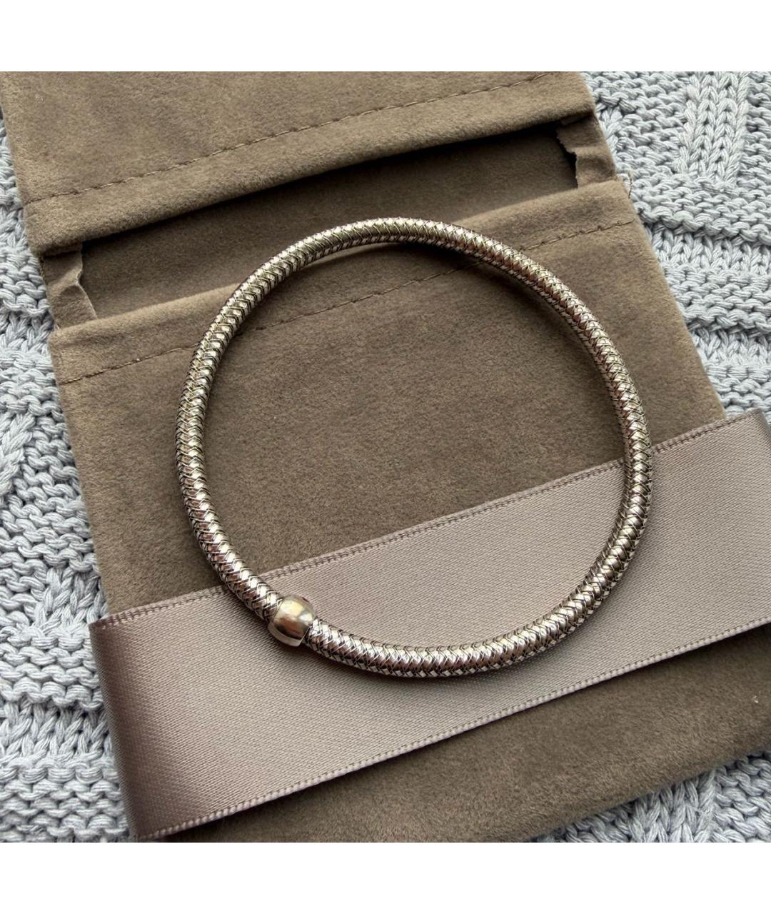 ROBERTO COIN Серебрянный браслет из белого золота, фото 2