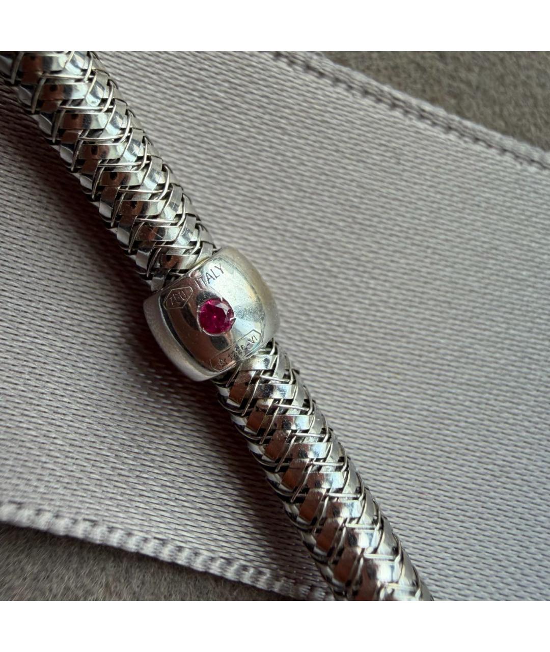 ROBERTO COIN Серебрянный браслет из белого золота, фото 4