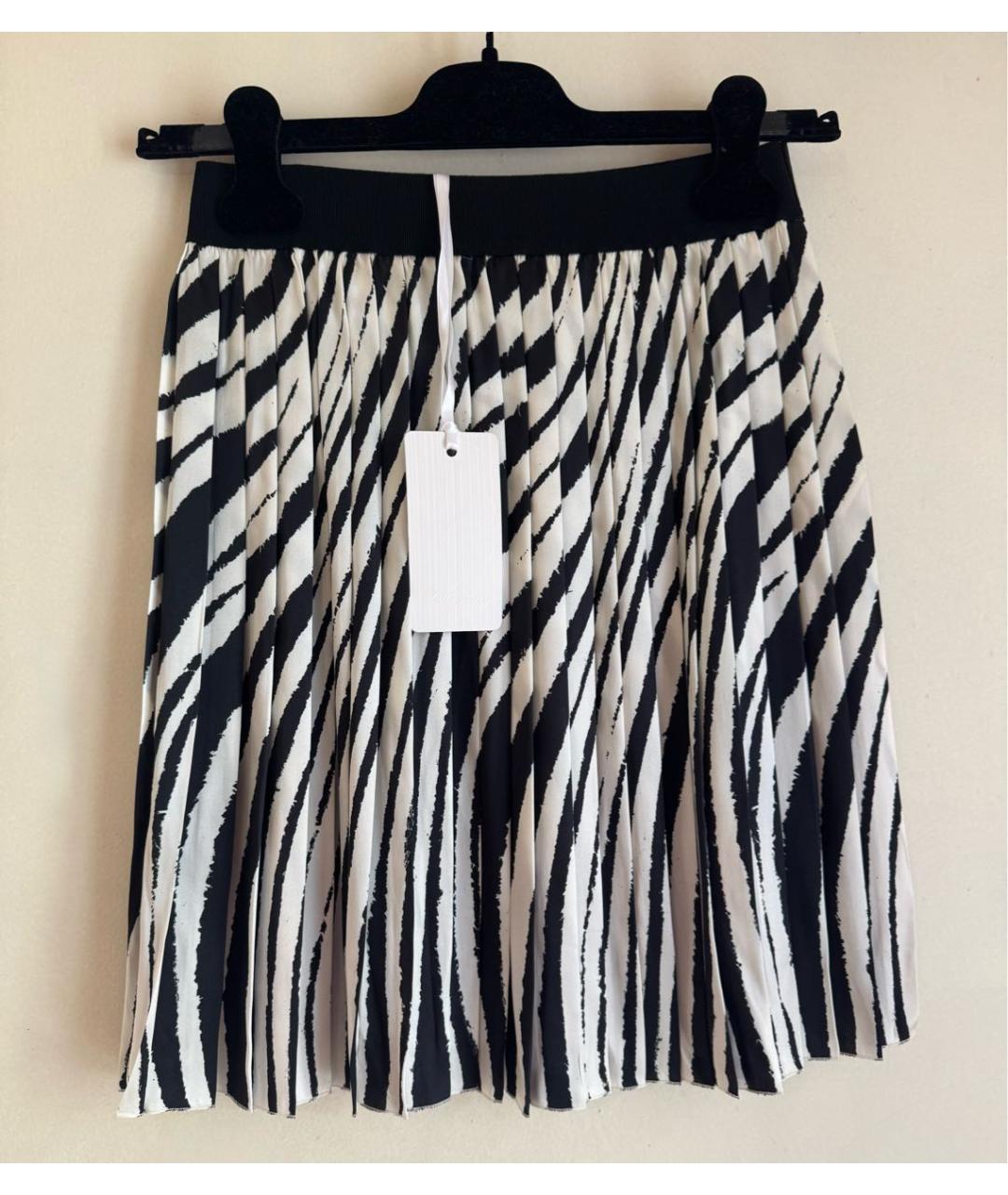 LES COPAINS Черный шелковый костюм с юбками, фото 7