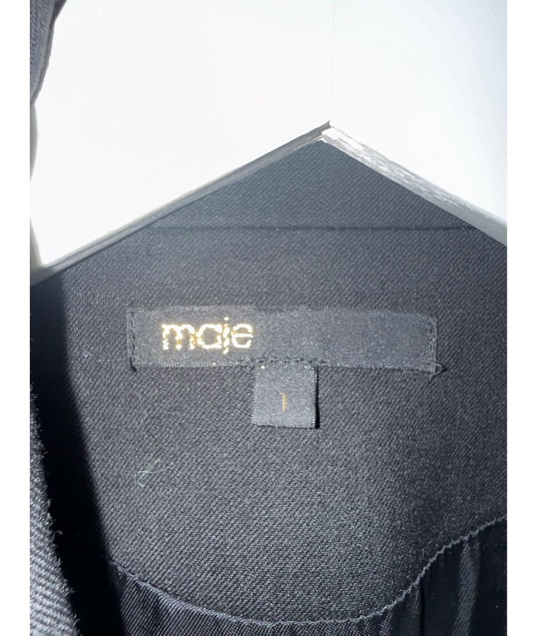 MAJE Черное повседневное платье, фото 3